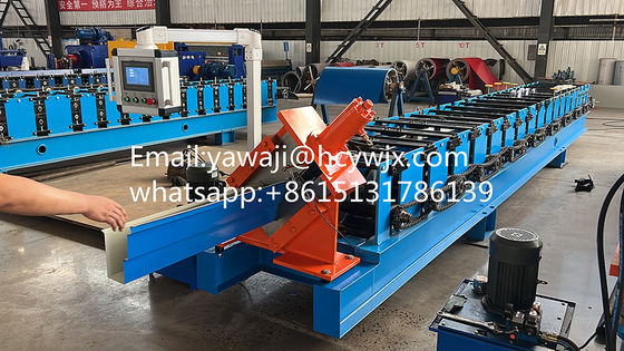 Mesin Roll Forming Talang Air Kontrol PLC Panasonic Untuk Dijual