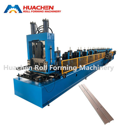 CZ Purlin Roll Forming Machine Satu Klik Perubahan Ukuran Otomatis