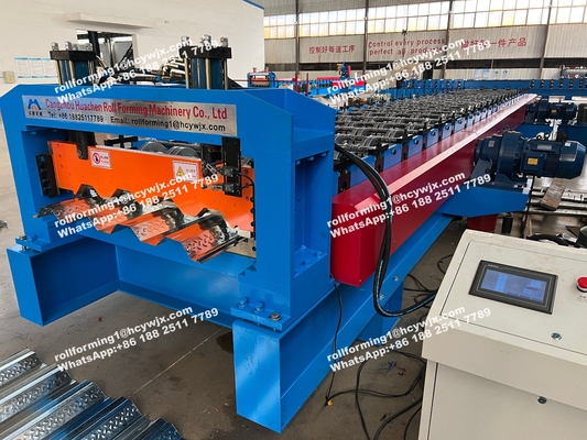 Mesin Pembentuk Gulungan Lantai Dek Struktur Baja Panel Dek