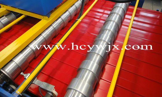 Blue Roof Panel Roll Atap Kecepatan Tinggi Mesin / Roll Mantan