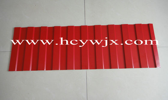 Blue Roof Panel Roll Atap Kecepatan Tinggi Mesin / Roll Mantan