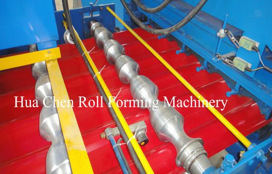 Roman Type Populer Glazed Tile Roll Forming Machine / Cold Roll Forming Machine