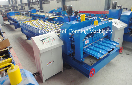 45 # Atap Baja Glazur Tile Roll Forming Machine Dengan Chrome Disepuh