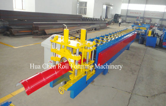 15 baris Ridge Cap Roll Forming Machine, peralatan cold roll forming