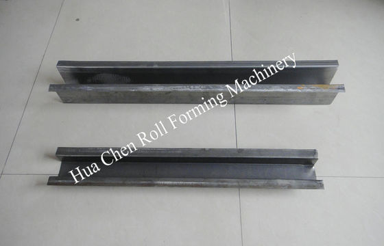U Shape Purlin Metal Roll Forming Machine Untuk Plat Baja Warna