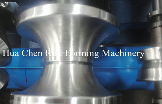 Steel Sheet warna Edaran downspout Roll Forming Machine Dengan 15 Baris