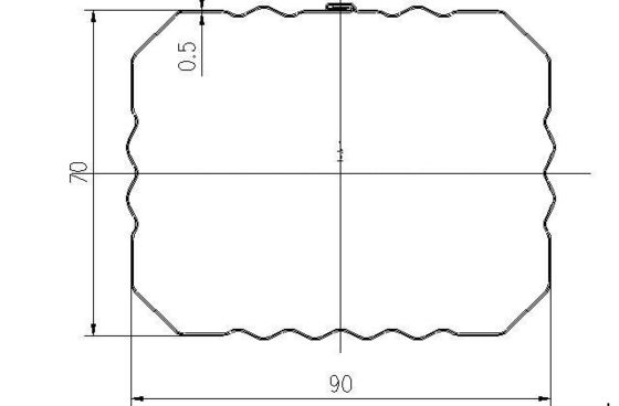 Pipa Baja Square Downspout Roll Forming Machinery Full Automatic 8 - 10m / Min