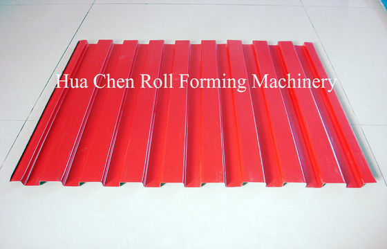 Garage Door Steel Cold Roll Forming Machine , Sheet Metal Forming Equipment