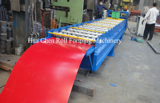 3kw Color Steel Plate Rolling Shutter Machine 18rows PLC Control