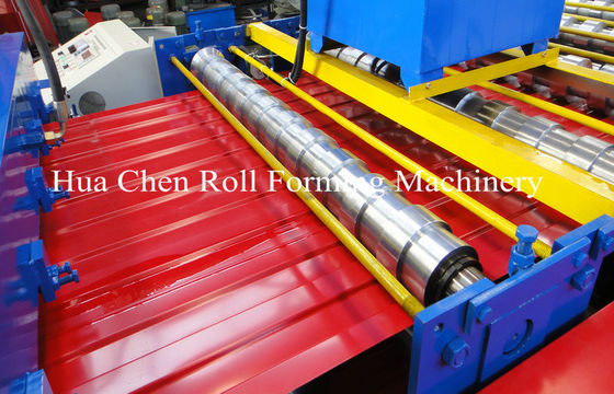 1.2 Inch Single Drive Atap Rantai / Dinding Logam Roll Forming Machines