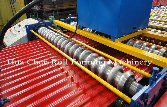 1220mm Adjustable Double Layer Roll Forming Machine / Cold Roll Forming Equipment