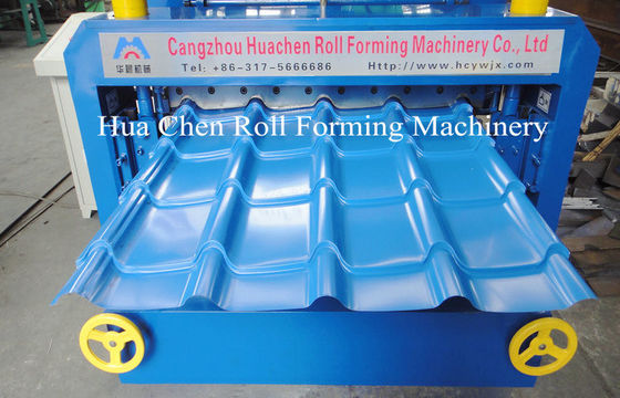 Mesin Roll Form Bergelombang Double Layer Bergelombang Berkecepatan Tinggi Dengan Kontrol PLC
