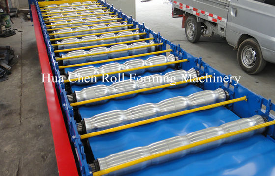 Mesin Roll Form Bergelombang Double Layer Bergelombang Berkecepatan Tinggi Dengan Kontrol PLC