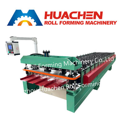 Produksi profesional mesin pembentuk roller untuk panel atap satu lapis baja berwarna
