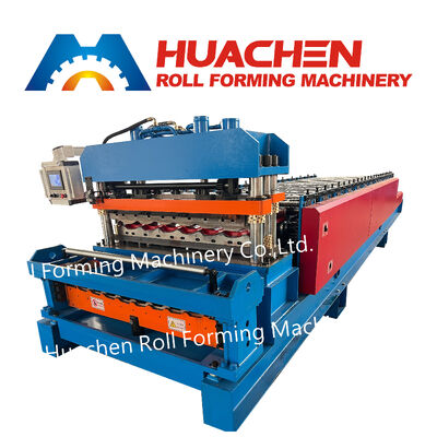 Mesin Roll Forming Panel Atap Lapisan Ganda Otomatis dan Mesin Roll Forming Panel Atap Ibr