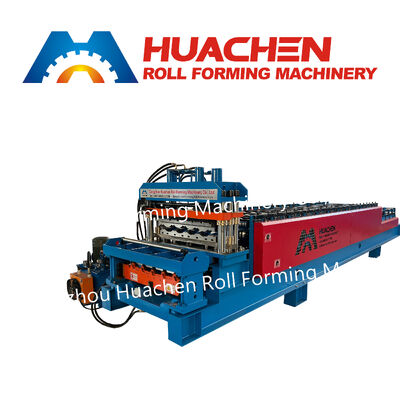 Mesin Roll Forming Ubin Mengkilap Lembaran Atap Otomatis Penuh