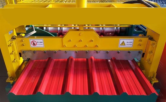 Bahan Konstruksi Mesin Roll Forming Lembar Atap 15m / Min
