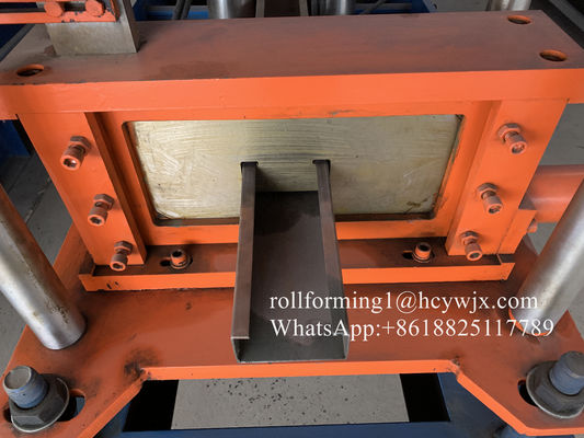 10m / Min Kontrol PLC C Purlin Mesin Roll Forming