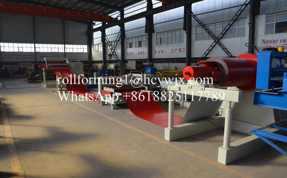 30m / Min Steel Coil Slitting Line Dengan Decoiler Dan Recoiler