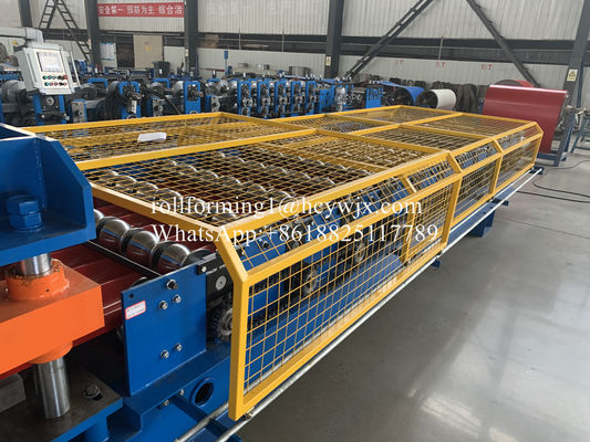 12 Baris Parsial Arc Glazed Tile Roll Forming Machine