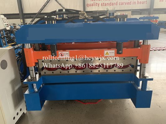 12 Baris Parsial Arc Glazed Tile Roll Forming Machine