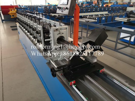 Non Stop Cutting U Section Stud Forming Machine Untuk Ketebalan 0.3mm