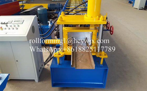 Bingkai Jendela Logam PLC Mesin Pembuat Kusen Pintu Baja 0.8mm