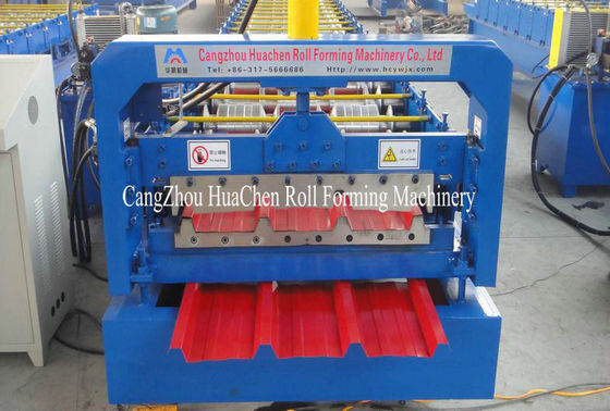 38mm High Rib Roofing Sheet Roll Forming Equipment , Roof Panel Roll Forming Machine