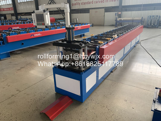 0.3mm Atap Metal PPGI GI Ridge Cap Roll Forming Machine