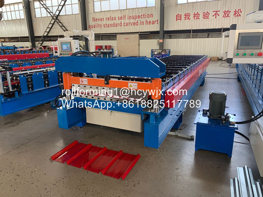 1250mm Metal Oman Roofing Sheet Roll Forming Machine