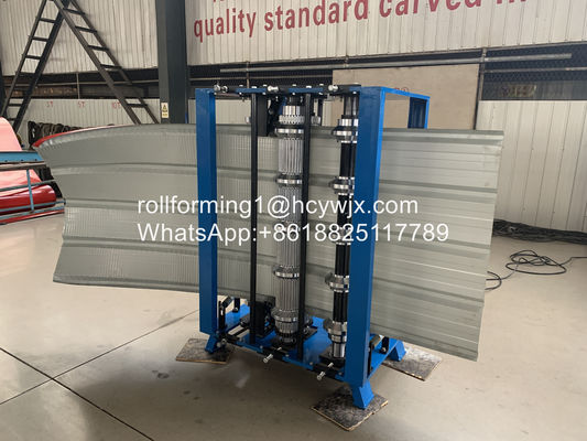 Ppgi Gi 6m/Min Atap Lembar Crimping Machine Plc Manual Bending