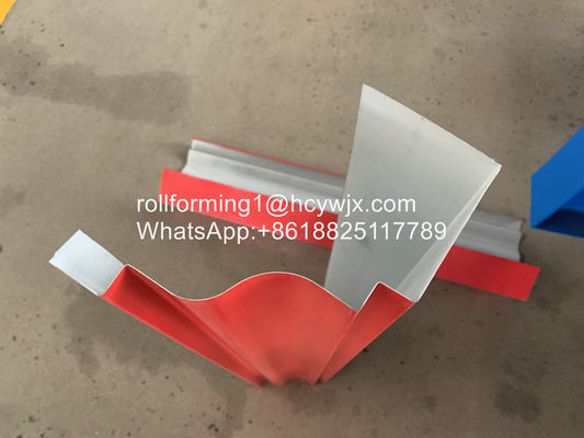 PPGI 0.3mm 10m / Min Mesin Pembentuk Gulungan Talang