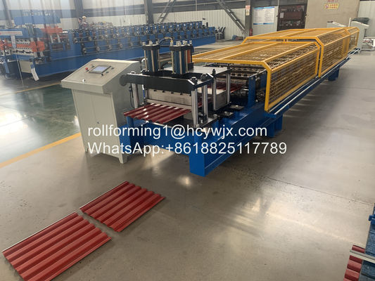 614mm Plc 9.5kw Shutter Door Roll Forming Machine