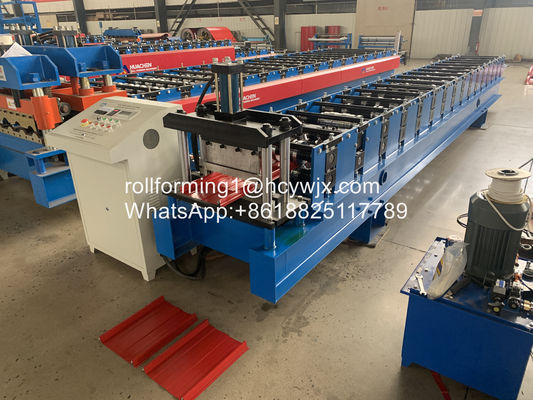 Regular Self Locking 0.8mm Roofing Sheet Roll Forming Machine