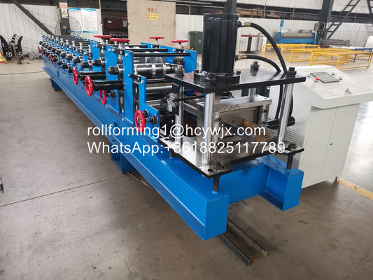 C Purlin Roll Forming Machine Dengan Sistem Kontrol Frekuensi PLC Filipina