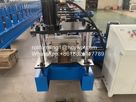 C Purlin Roll Forming Machine Dengan Sistem Kontrol Frekuensi PLC Filipina