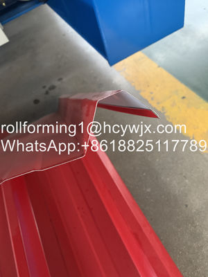 18 Baris Metal Roof Roll Forming Machine Cr12 1.00mm Presisi