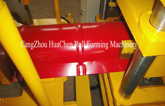 Galvanized Steel Ridge Cap Roll Forming Machine Hydraulic Control Glazed Tile Type