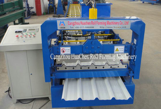 Trapezoid Cold Roll Forming Machine With Manual / Hydraulic Uncoiler