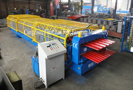 Mesin Roll Forming Lapisan Ganda Penutup Aman untuk Atap